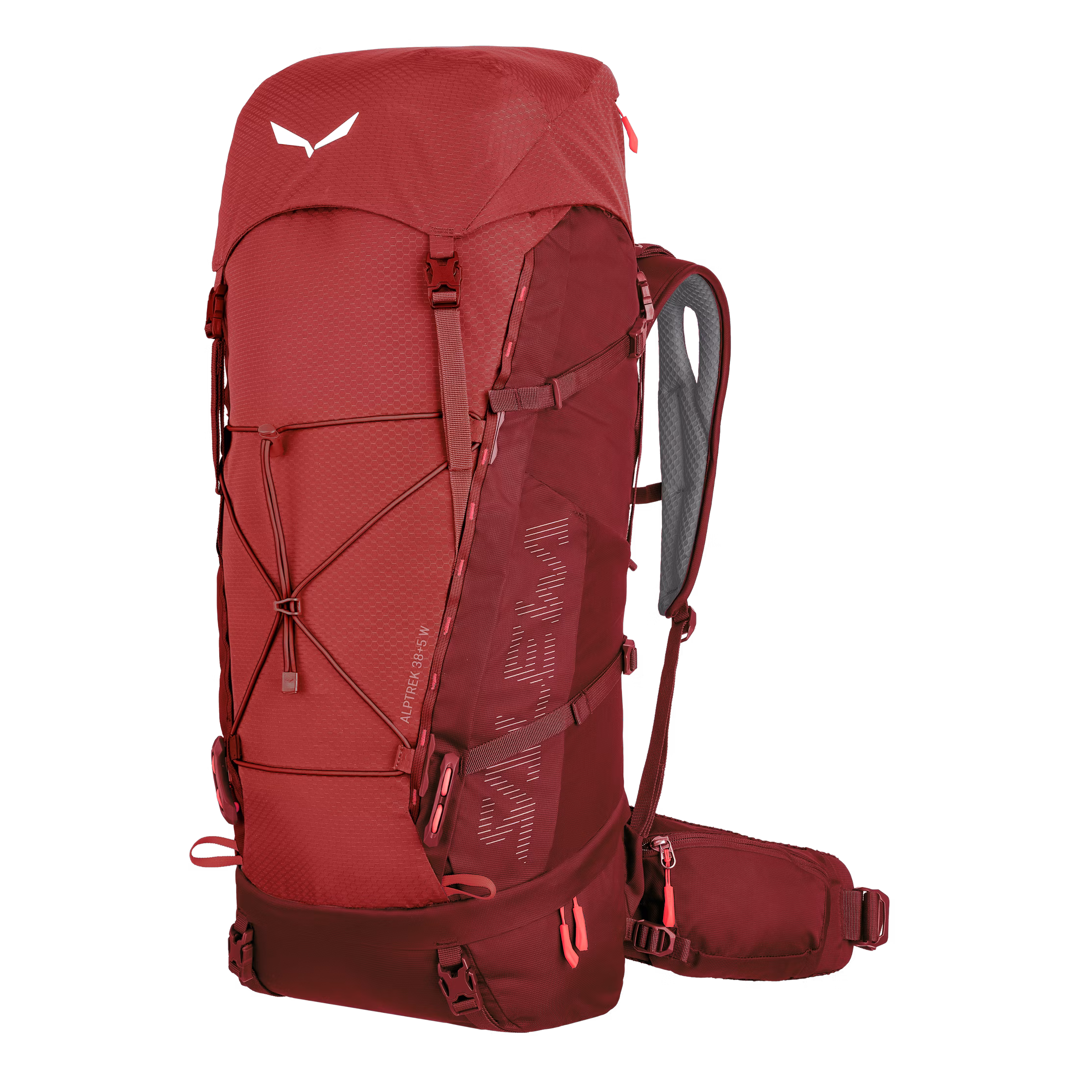Zaino Alptrek Donna Salewa, colore Pompeian Red/syrah, 38+5 L