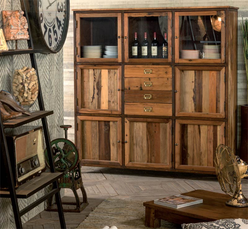 Credenza alta vintage industrial Factory