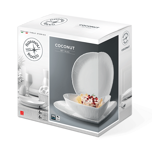 Servizio piatti 18 pz Coconut Bormioli Rocco