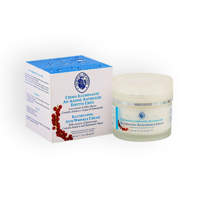 Crema illuminante azione antirughe
