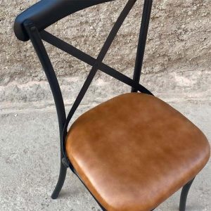 Sedia newport in pelle