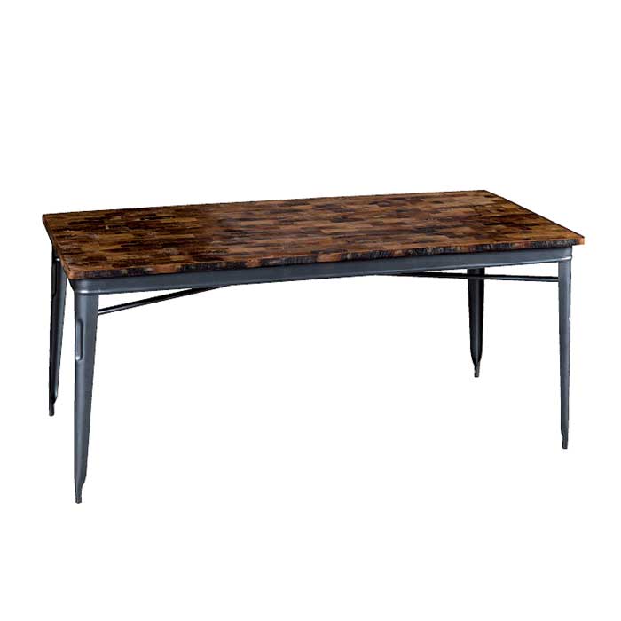 Tavolo vintage legno e ferro