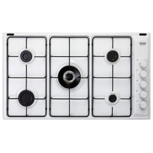 FLB59DD DE LONGHI Piano cottura 90cm bianco 5 fuochi