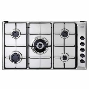 Piano cottura Delonghi 90cm inox 5 fuochi YAL59DD