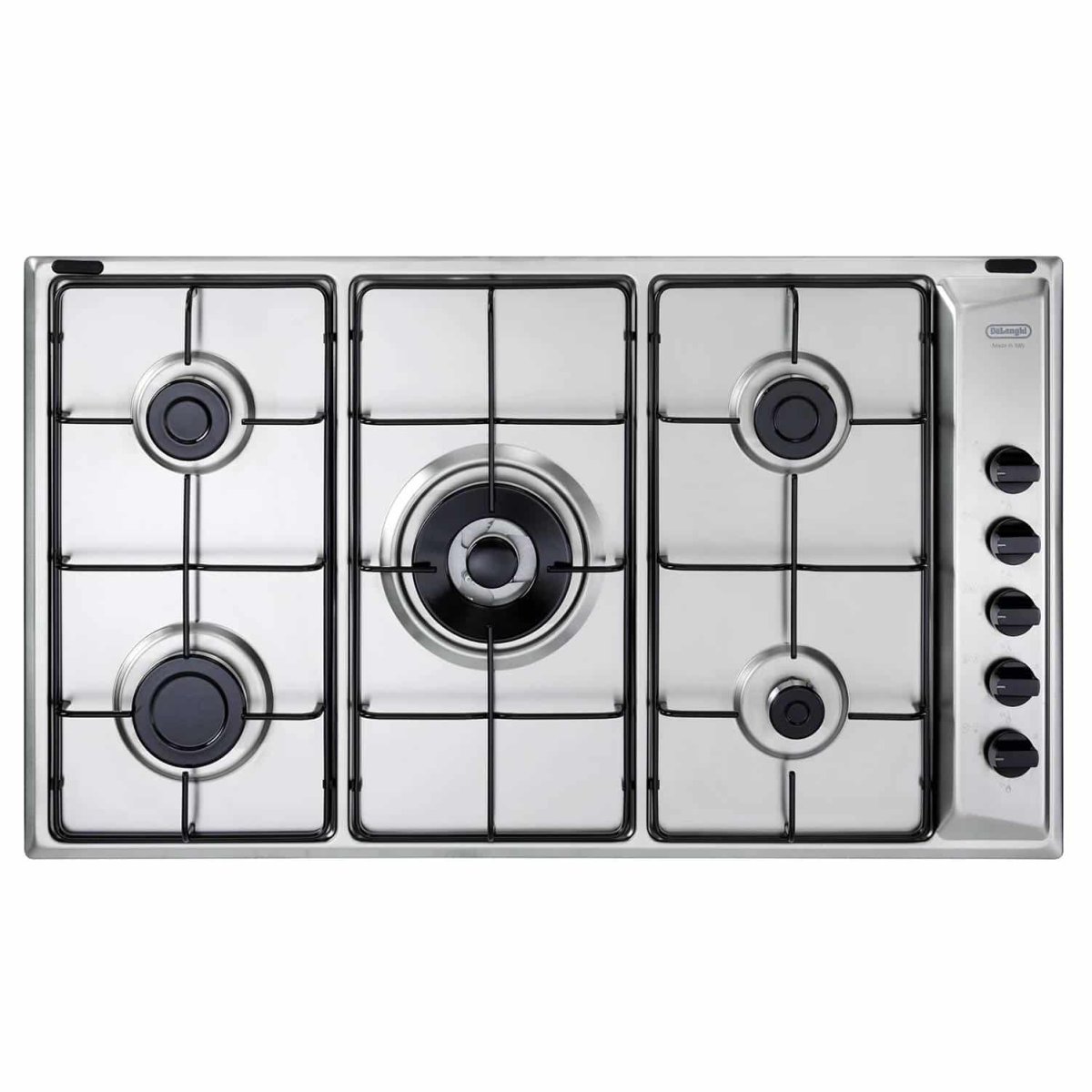 Piano cottura Delonghi 90cm inox 5 fuochi YAL59DD