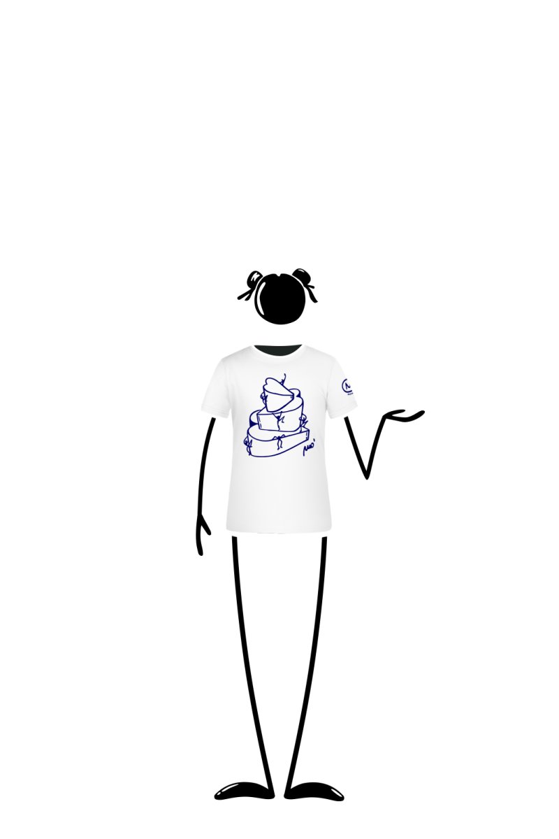 T-shirt kids “Torta di cuori” TATA